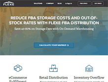 Tablet Screenshot of flexe.com